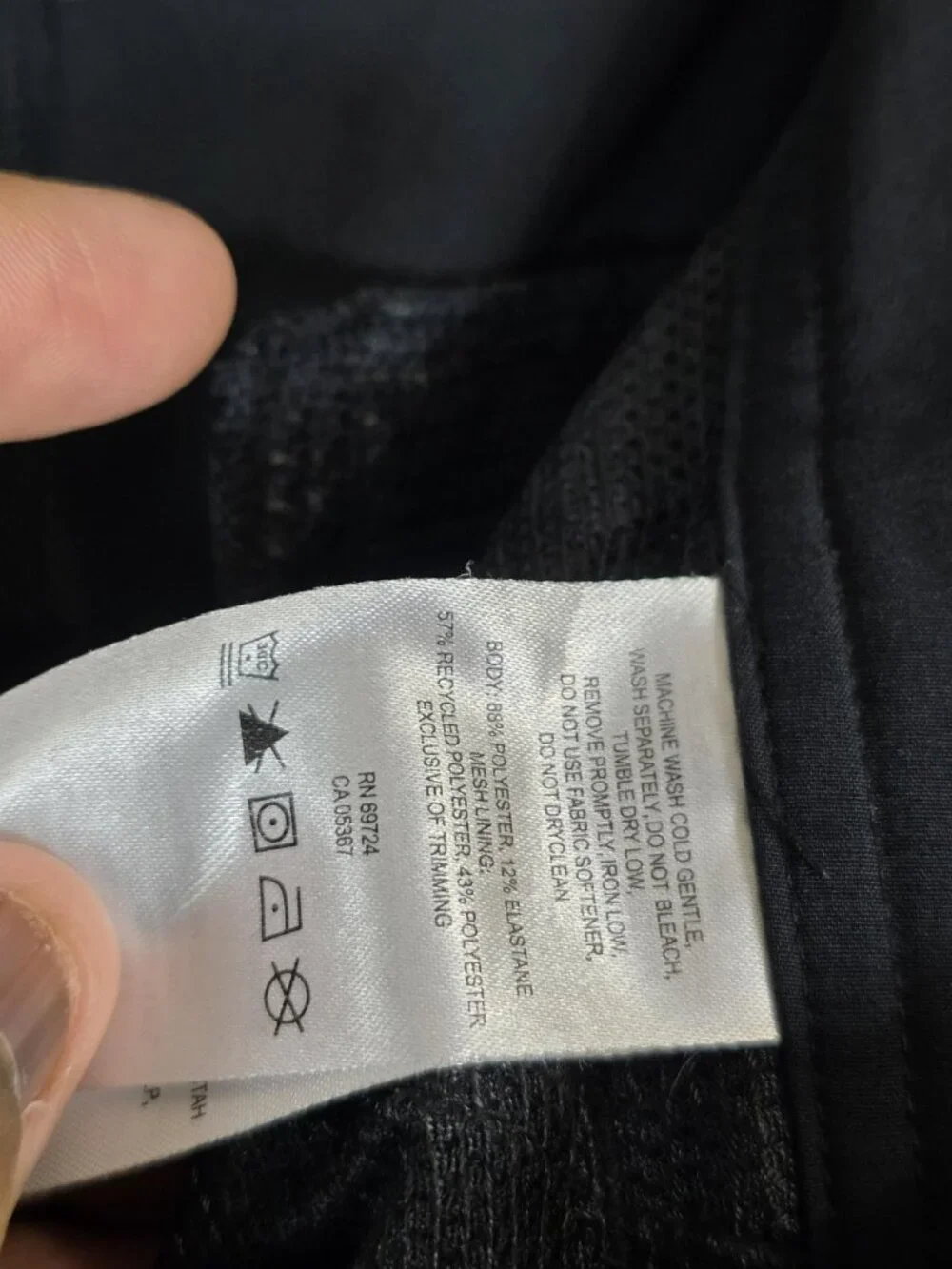 Columbia Shorts Mens 34 Black Omni-Shield Hiking Quick Dry Stretch Stains